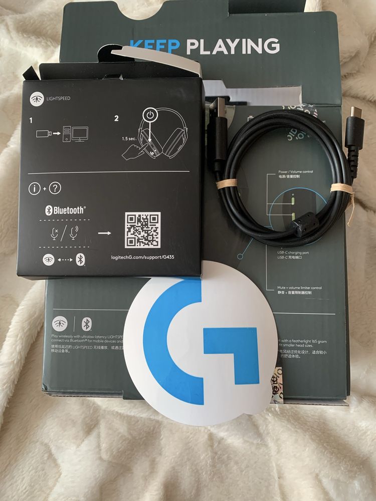 Продам навушники logitech g 435