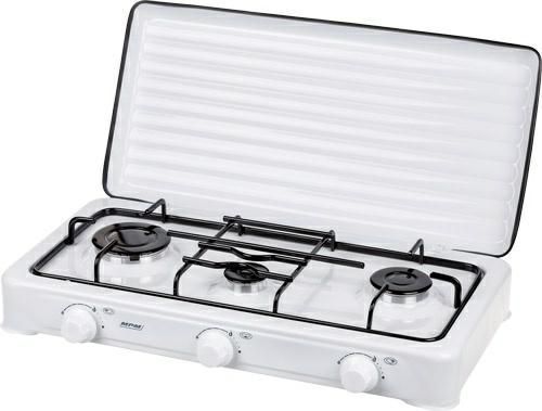 Kuchenka gazowa trzypalnikowa w kolorze białym Mpm K03T