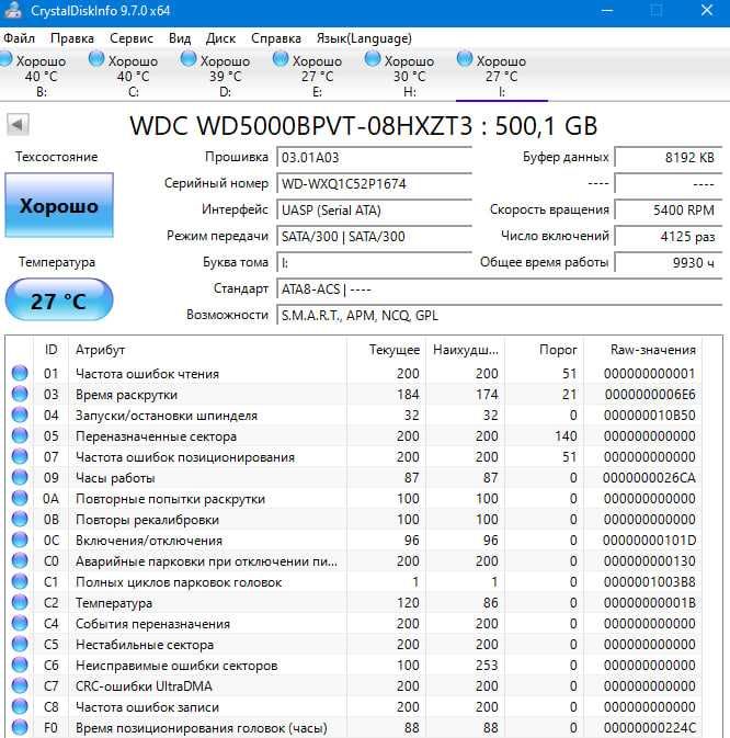 Зовнішній жосткий диск 500GB type C USB3.1
