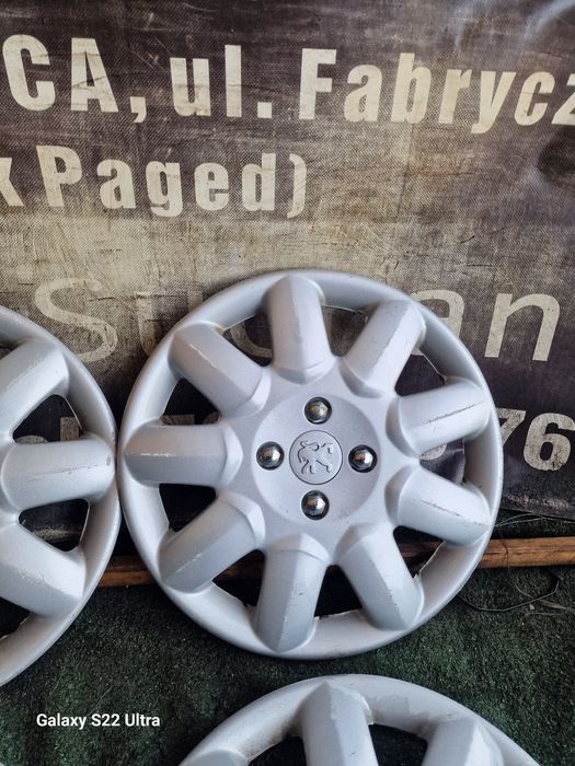 Kołpaki 15 Peugeot Orginał Komplet