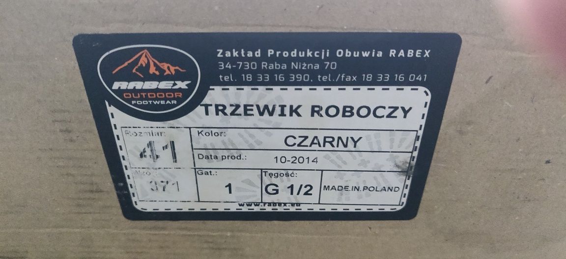 Buty trzewiki robocze Rabex