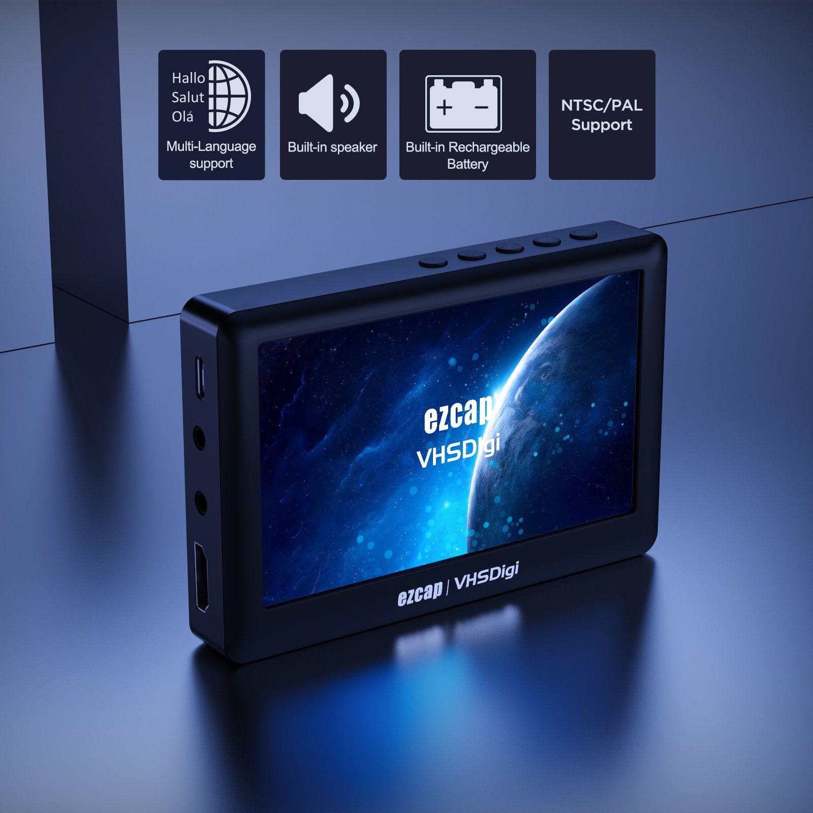 Gravador de Vídeo Ezcap 180 – Converte VHS, DVD e Áudio para Digital