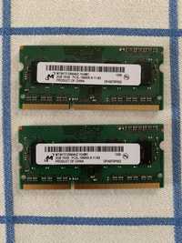 Memória RAM 2 x 2GB 1RX8 PC3 10600S