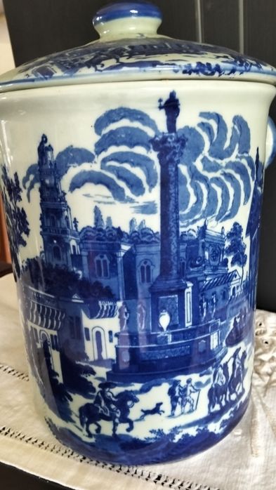 Frasco de biscoitos com tampa