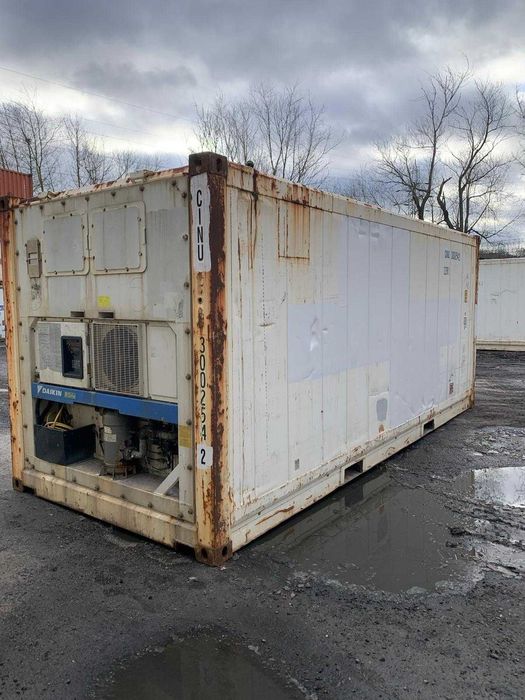 Kontener morski chłodniczy mroźniczy 20RF reefer używany 2010 do 2012
