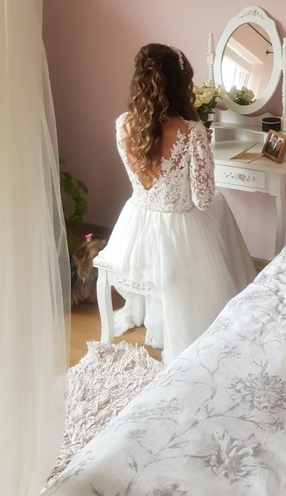 Suknia ślubna Jasmine Empire 2022 długi rękaw