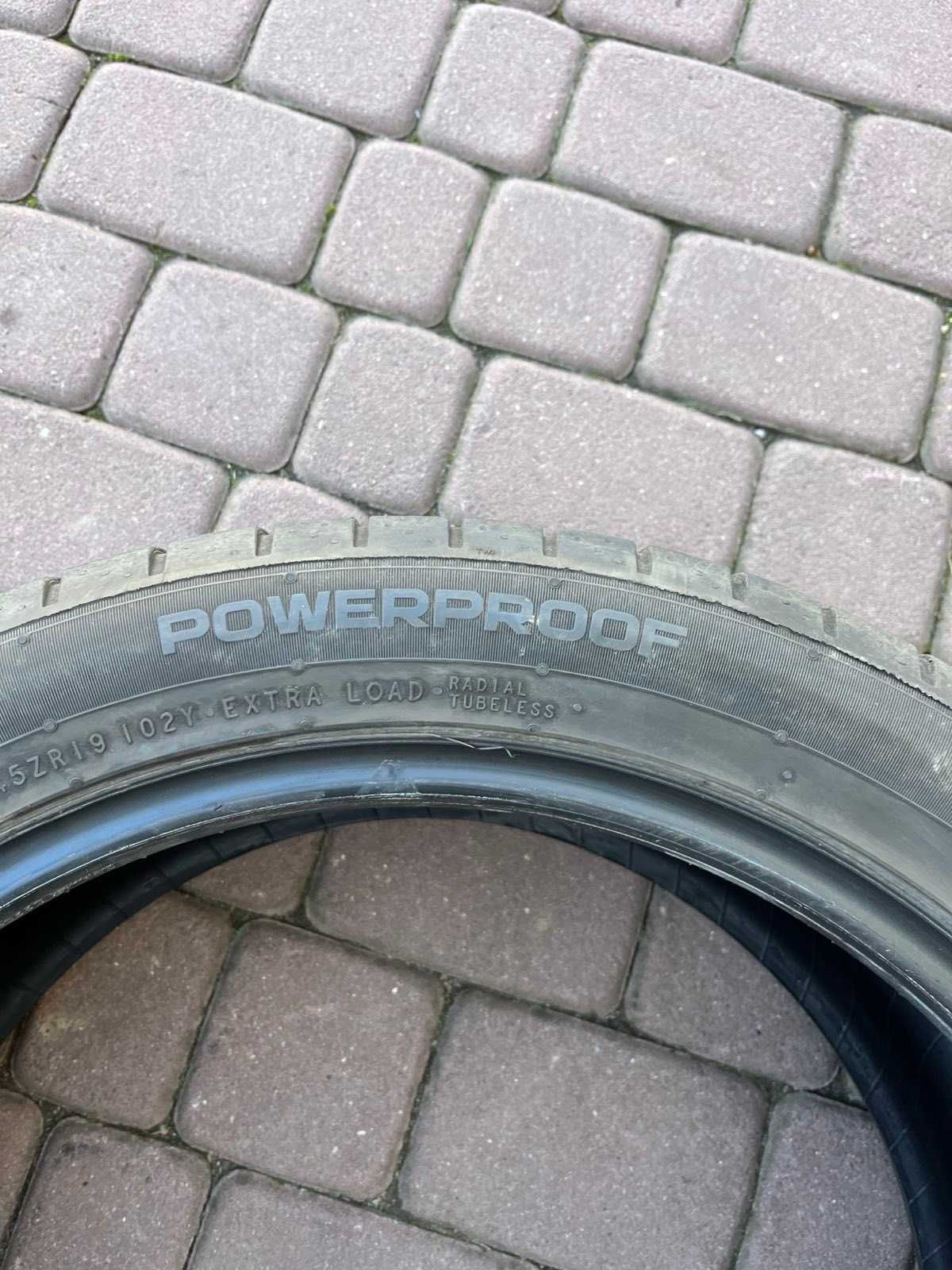 Opony Nokian Powerproof 245/45/19 102Y XL FR Rok 2021 2x5mm