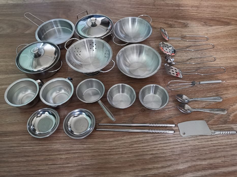 Посуд іграшковий металевий 11/25 предметів