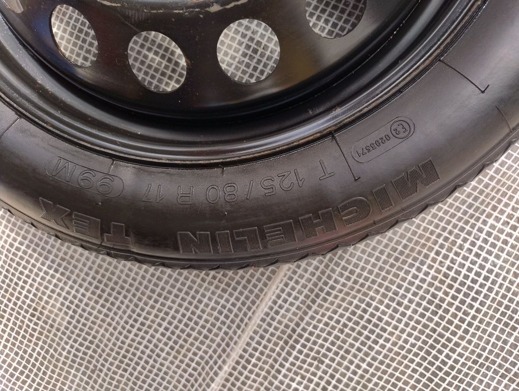 Volvo koło dojazdowe dojazdówka zapas 17 cali 125/80R17 wysyłka