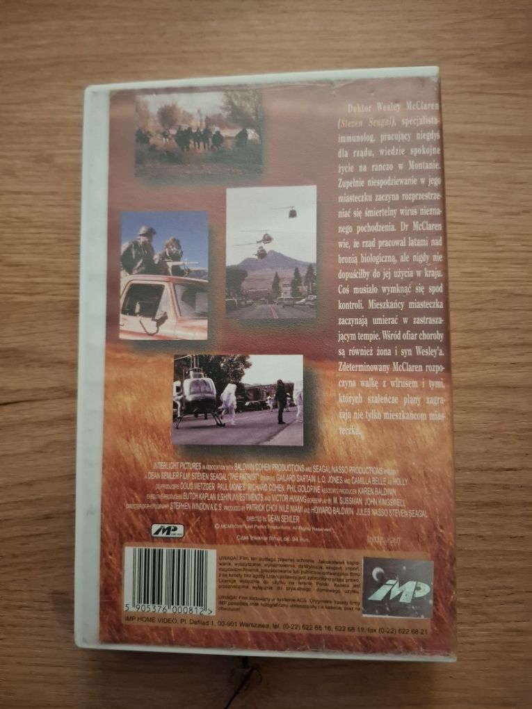 Patriota(1998 r.)- Steven Seagal- Vhs Polski Lektor Unikat