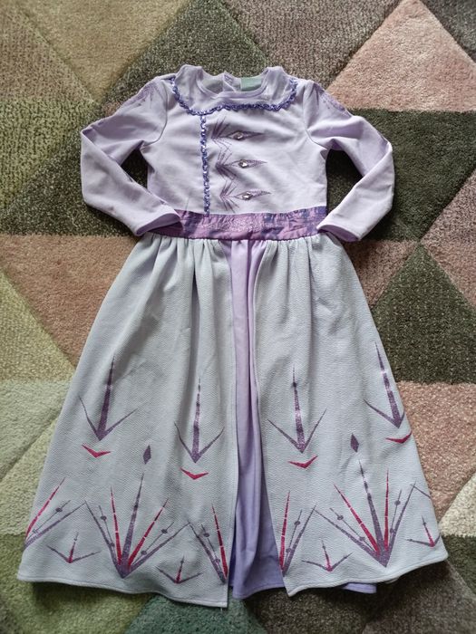 Sukienka ELSA/ Frozen, przebranie Elsy rozm110/116