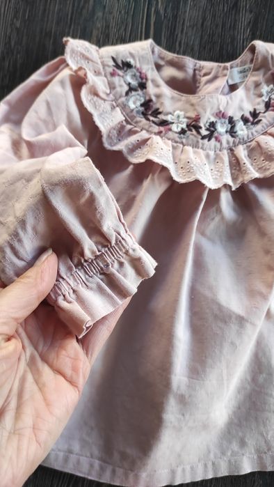 Haute hippie piękna sukieneczka z koronką haftem boho