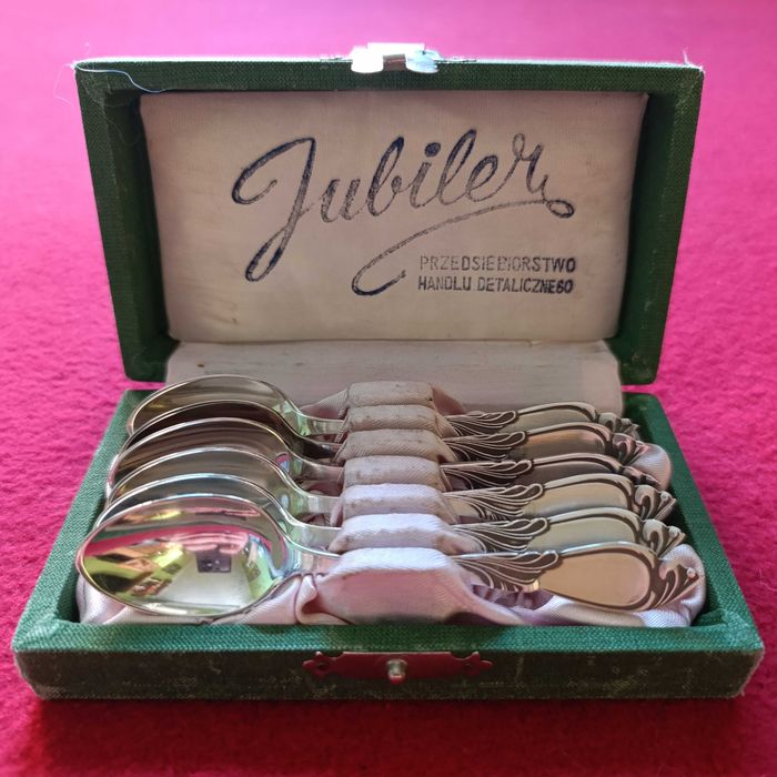 Srebro 800 Hefra Rapsodia Łyżeczki do kawy