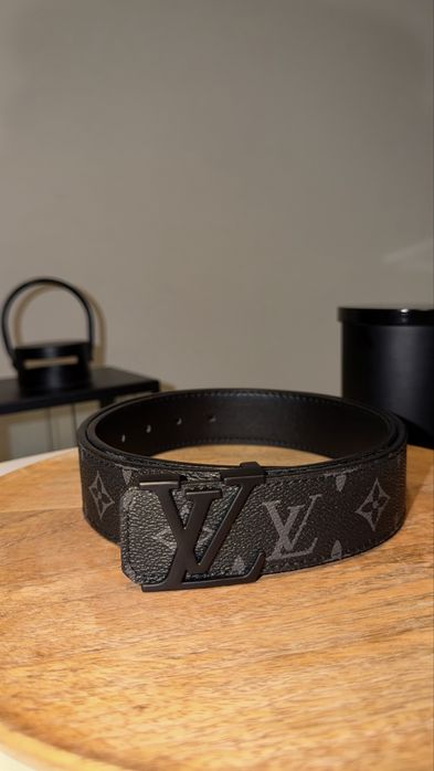 Pasek Louis Vuitton czarny monogram nowy