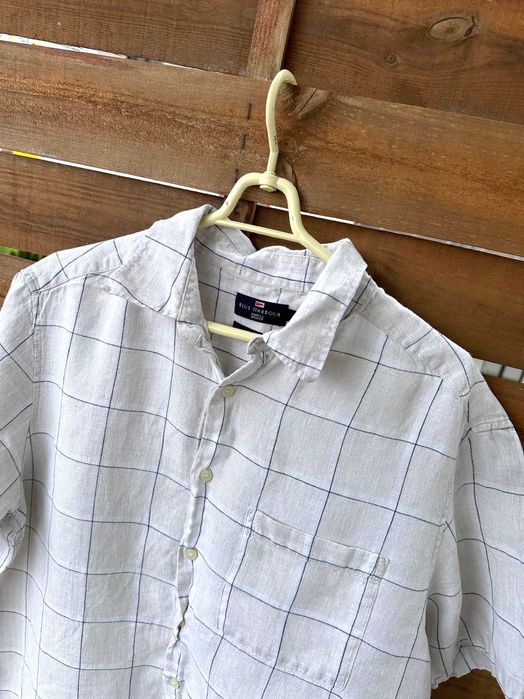 Koszula lniana męska wakacyjna old money r. L