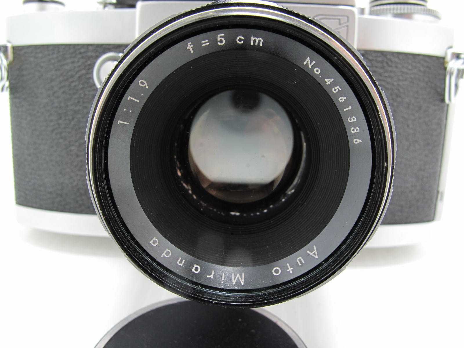 Miranda modelo G com Lente Auto Miranda 1:1.9 50mm
