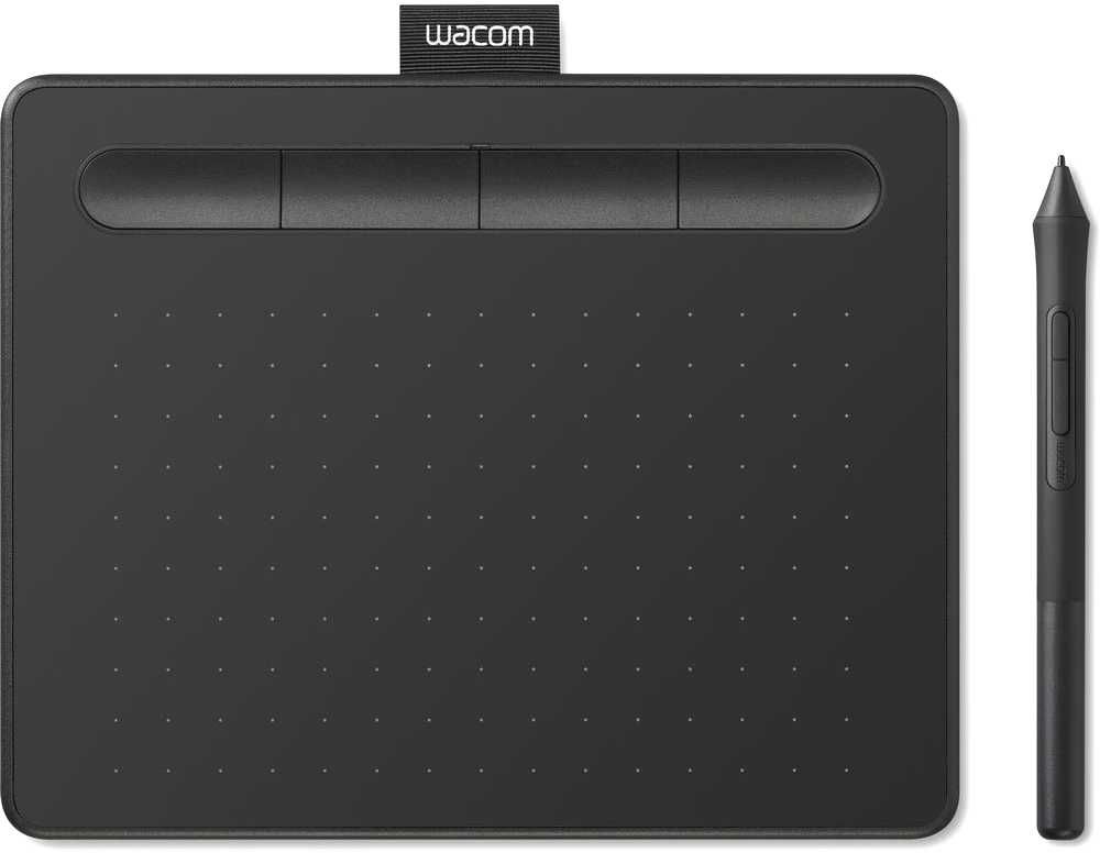 Графічний планшет Wacom Intuos S Bluetooth Black •НОВІ•ГАРАНТІЯ•