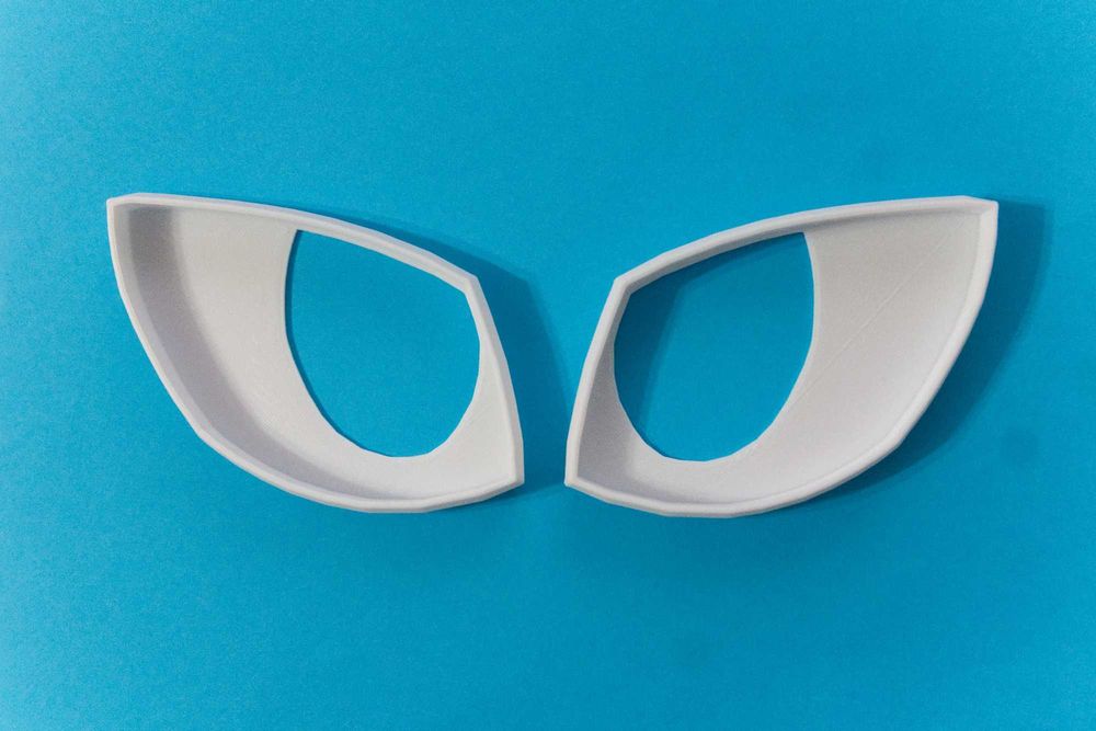 Oczy Oczka do Bazy Fursuita Fursuit Furry Wydruk Druk 3D Plastik