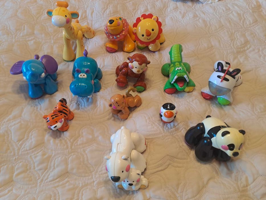 Sensoryczne figurki Fisher Price Amazing Animals,  kolekcjonerskie