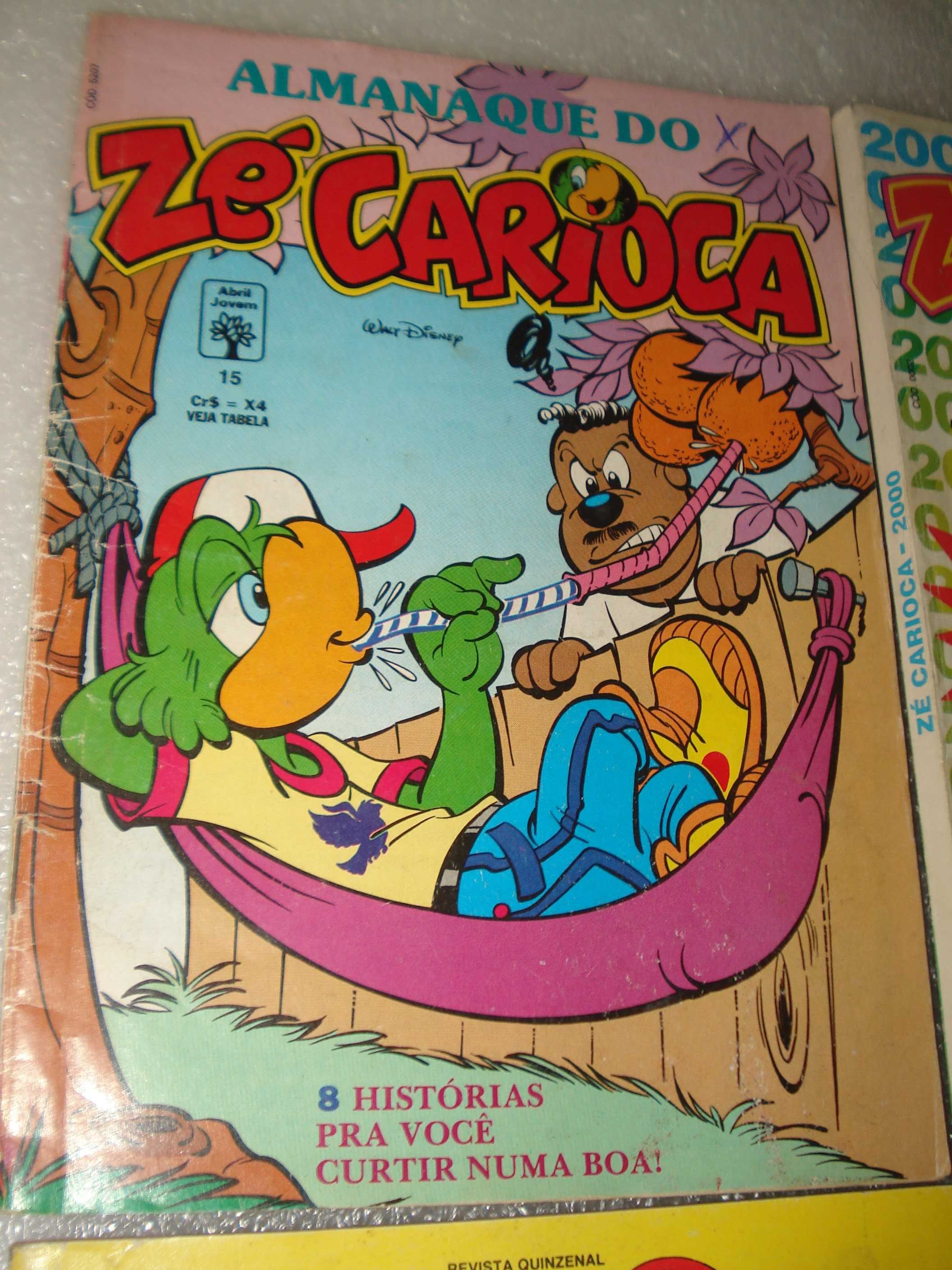 antigas bandas desenhadas do Zé Carioca 1984 a 2000