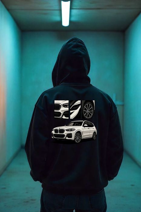 Męska Czarna Bluza M BMW X3