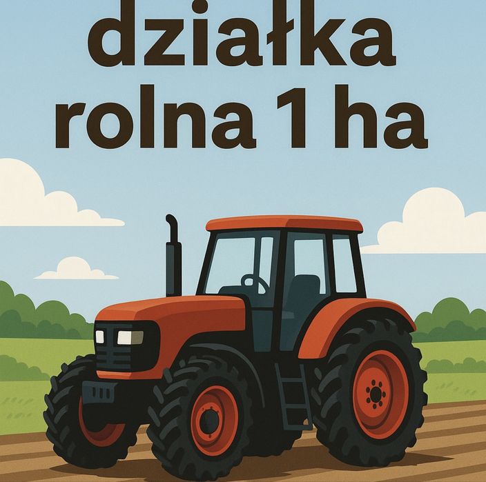 Dzialka rolna 1 hektar Lipno gmina Swidnica