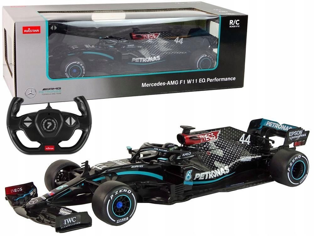 Auto R/c Wyścigowe Mercedes-amg F1/1:12, Leantoys