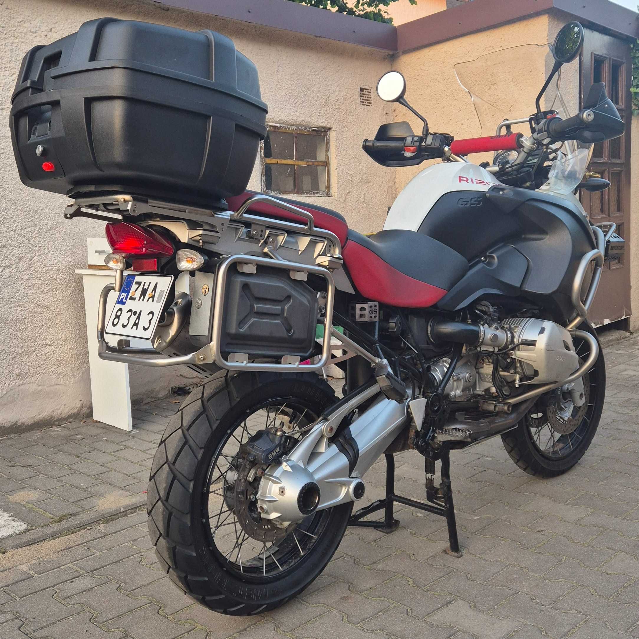BMW Gs 1200 R Adventure K25 Gotowy na sezon Dużo dodatków ZAMIANA