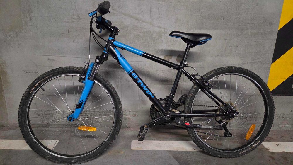 rower BTwin rockrider 500, koła 24 cale