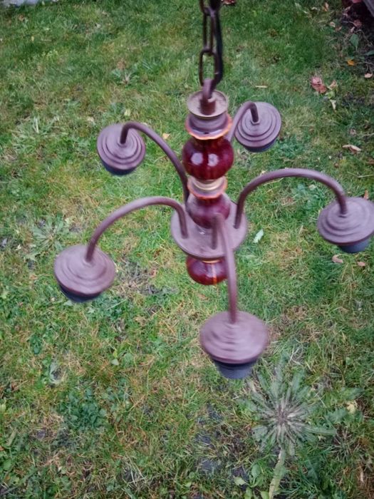 Żyrandol, lampa sufitowa - 5 Ramiona - Piękna!