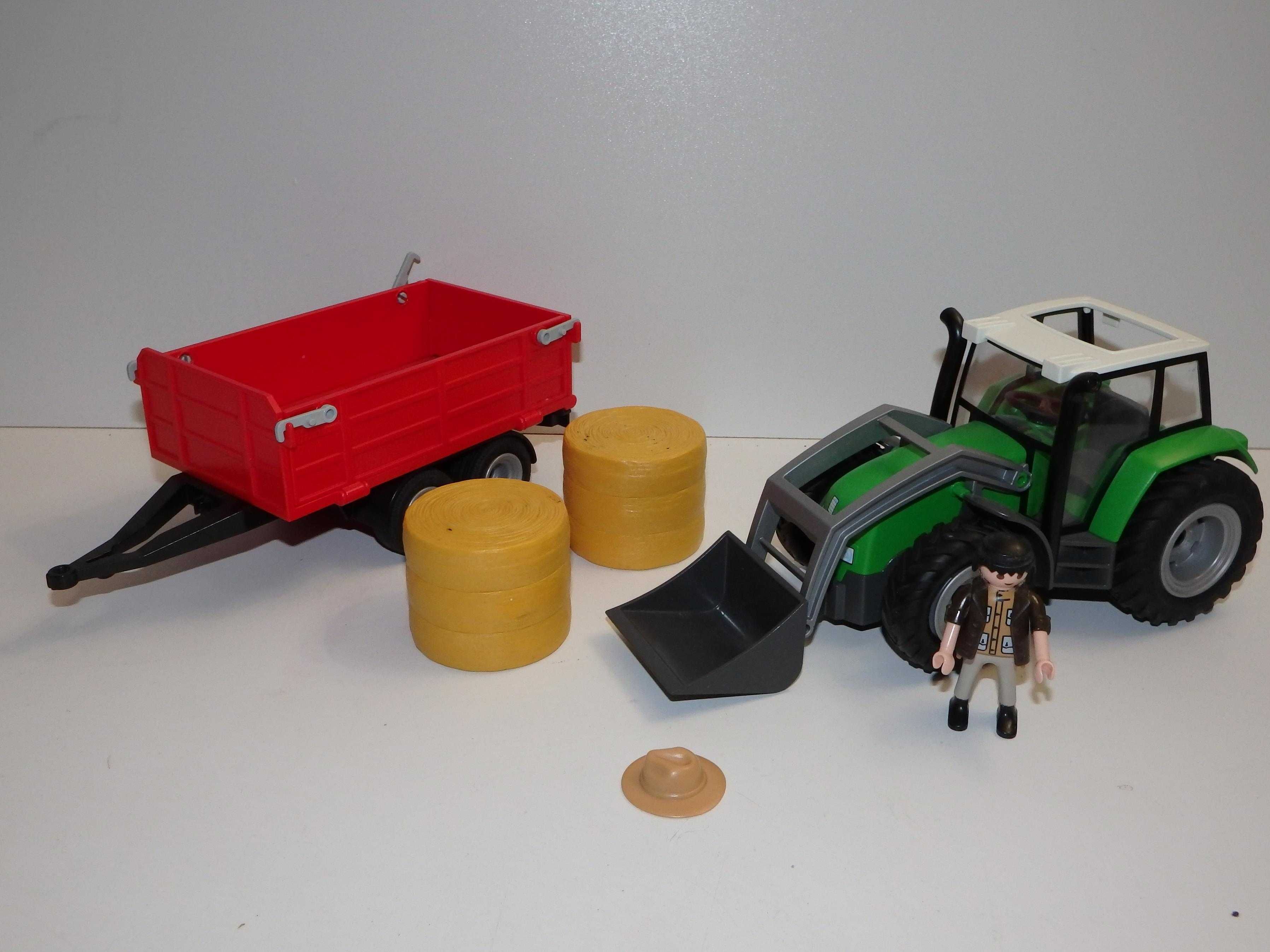 s68 playmobil traktor z przyczepą 6130