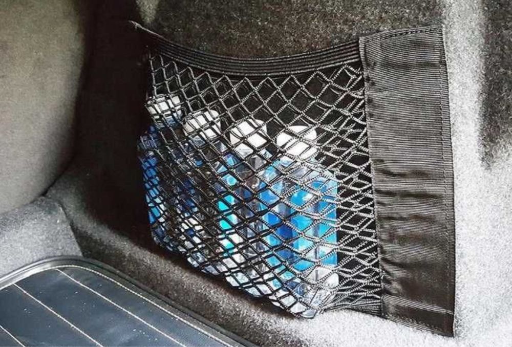 Автомобильная сетка-карман в багажник на липучке