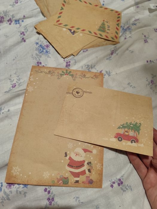 Лист Миколаю чи Діду Морозу з конвертом