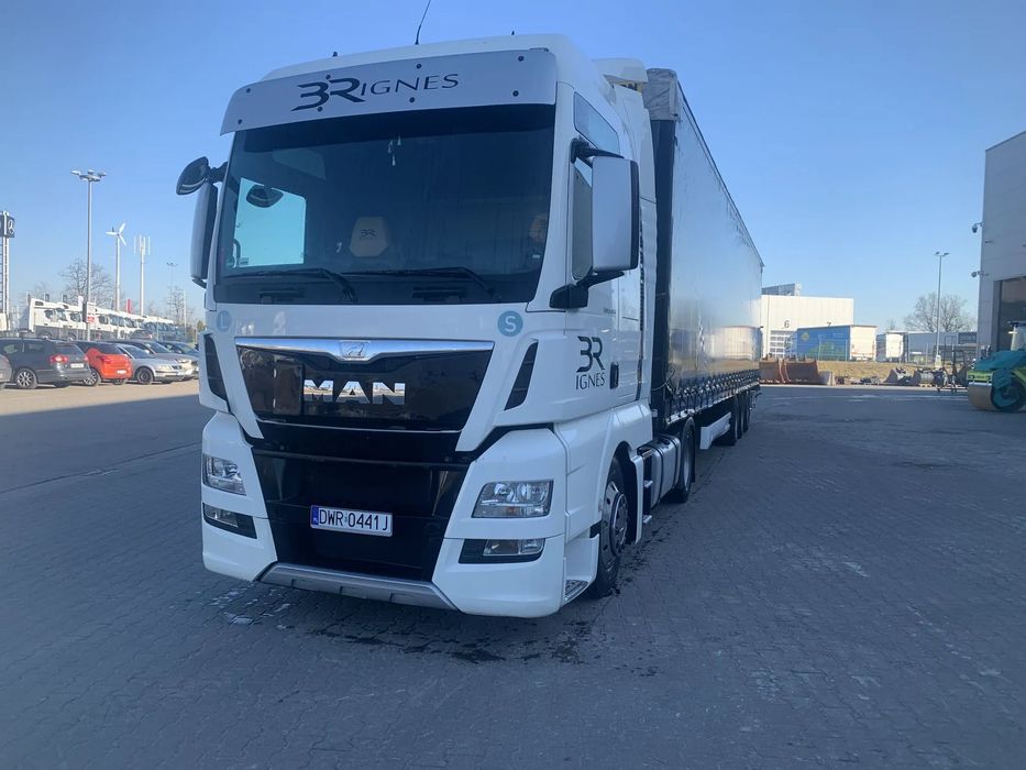 MAN 18.440  MAN TGX 18.440 low deck + Wielton 2016r.