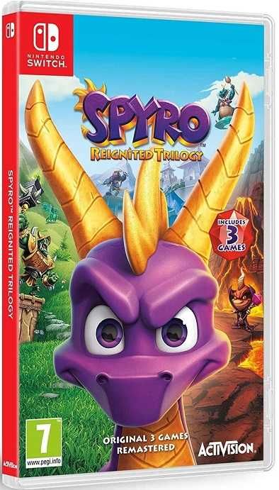 SPYRO Reignited Trilogy = 3 gry Nintendo SWITCH = Wejherowo