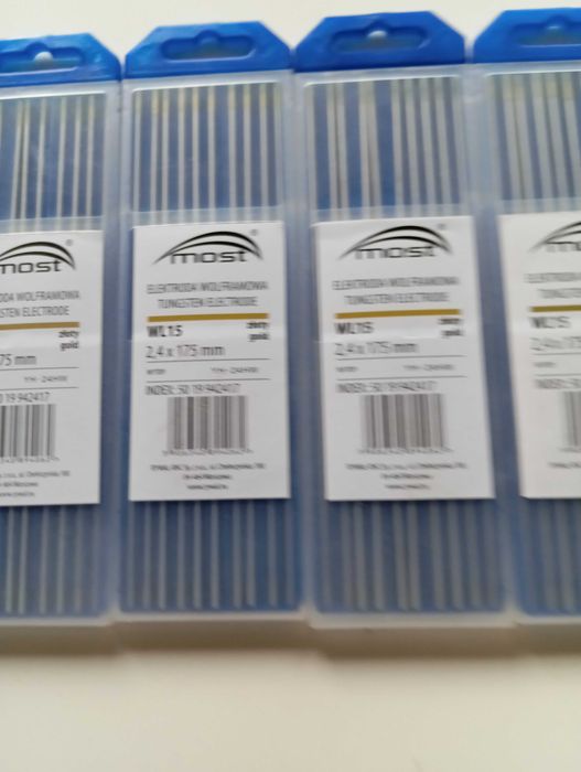 Elektrody wolframowe