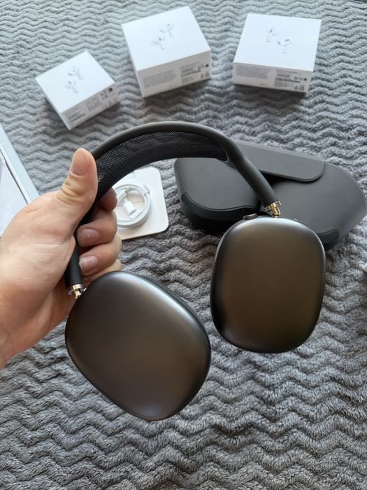 Nowe Apple Airpods Max czarne 1 gen z gwarancja i potwierdzeniem