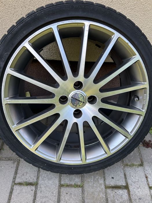 Felgi Borbet R18 4x100 + opony 255/40 – Opel Astra H