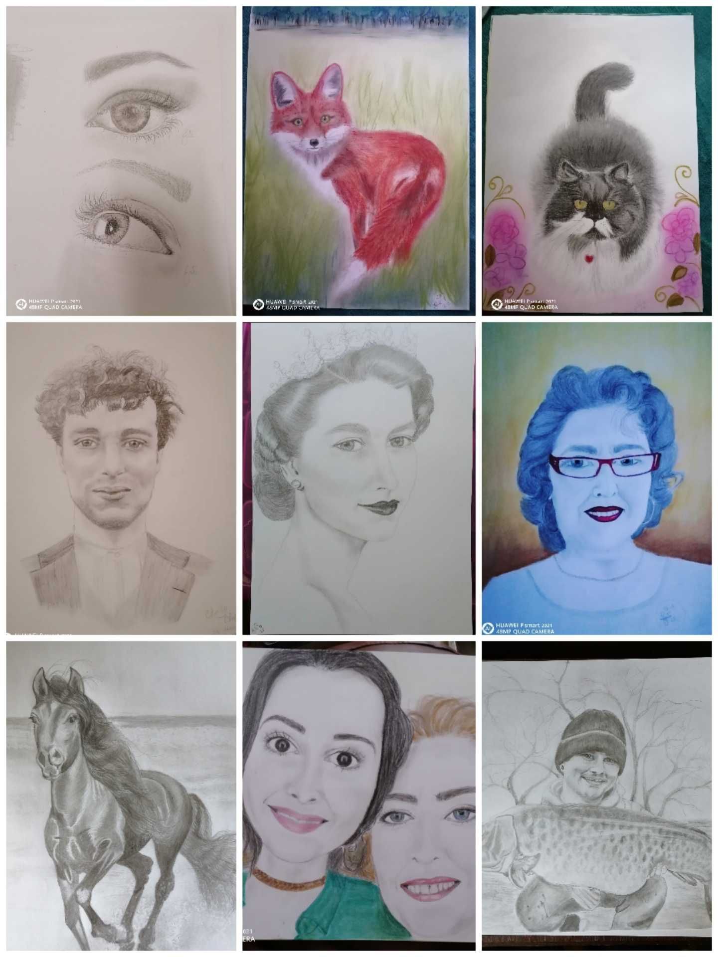 Ofereça originalidade com um retrato a carvão