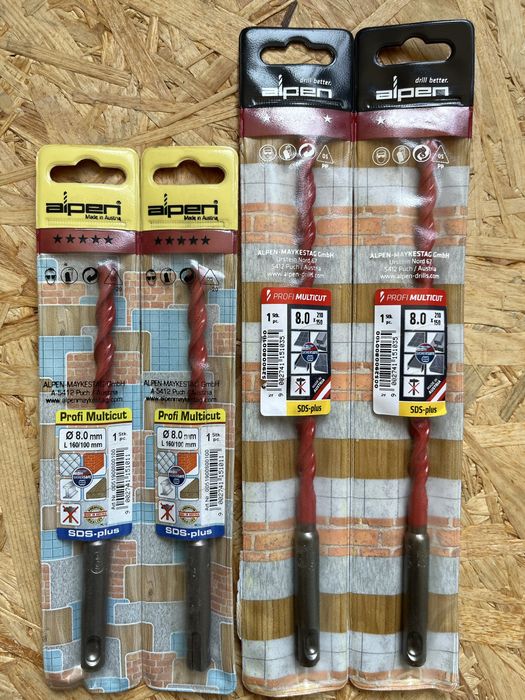 Wiertła Alpen Profi Multicut