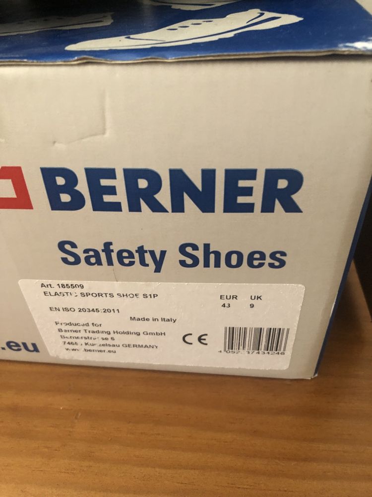 Botas de trabalho com biqueira de aço novas