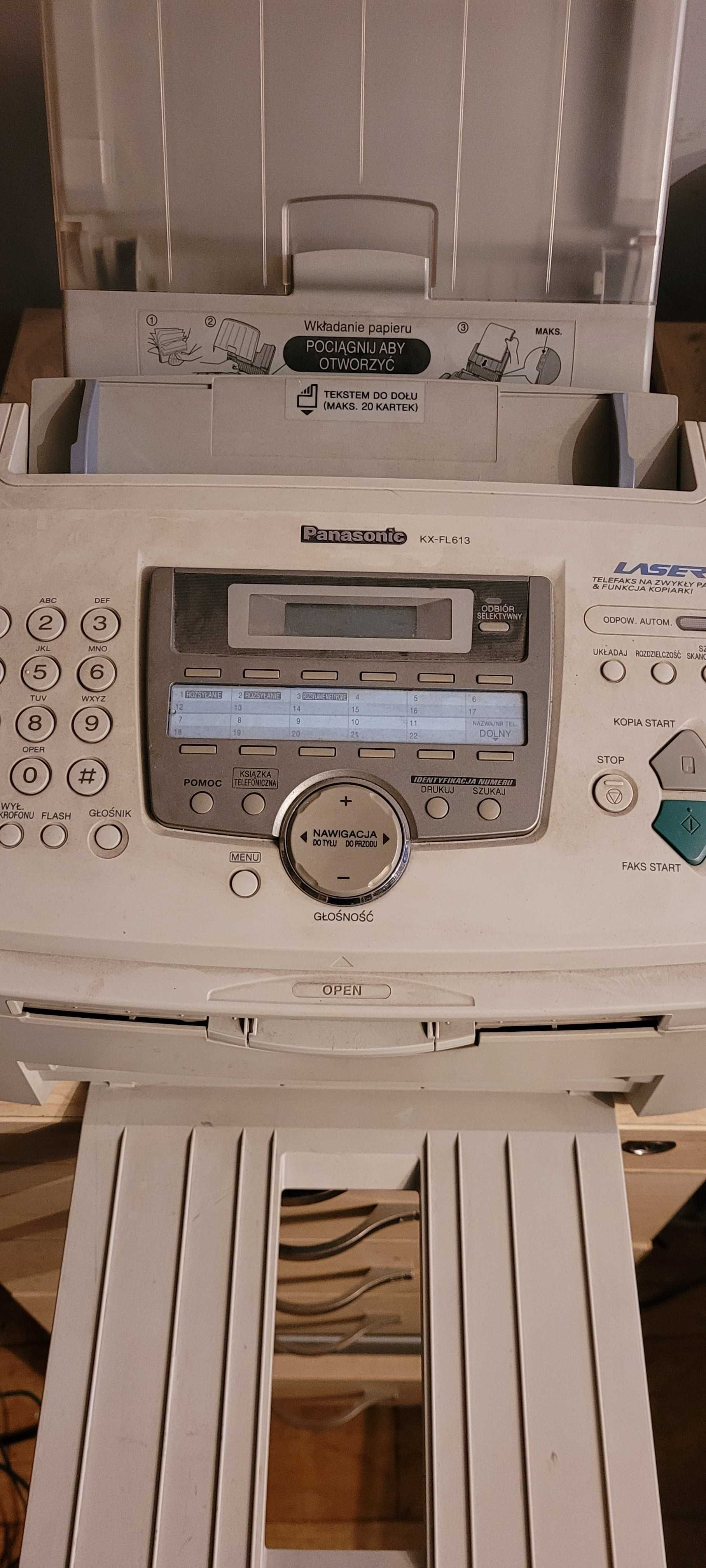Telefon fax panasonic kx-fl613