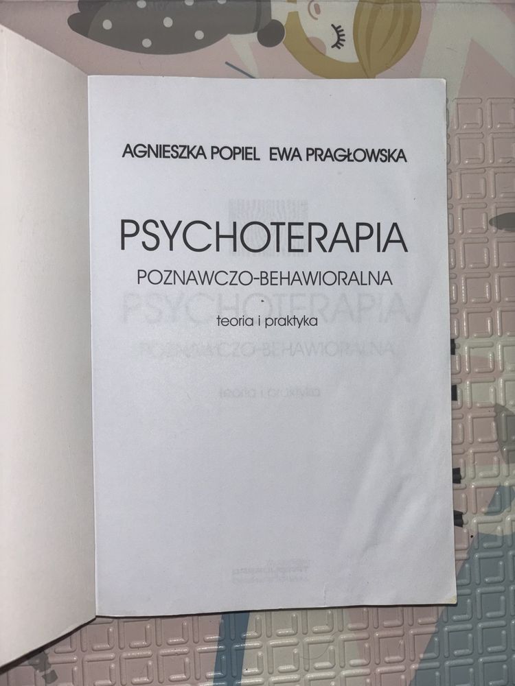 Psychoterapia poznawczo behawioralna Popiel Pragłowska