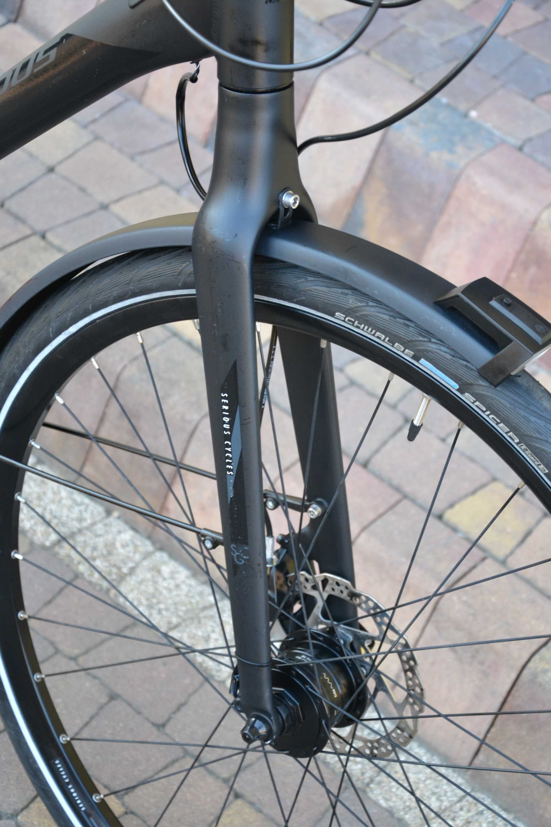 Serious Athabasca Hybrid 3x10 Deore XT dynamo Magura rozmiar L