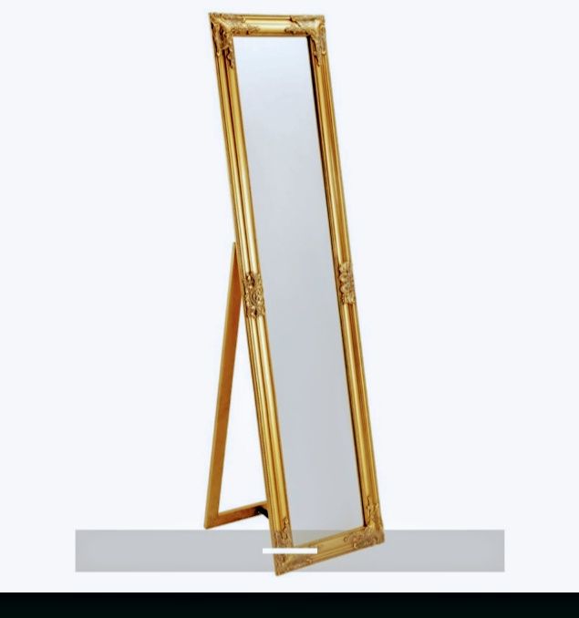 Stylowe Zlote lustro - Glamour touch 160/40cm