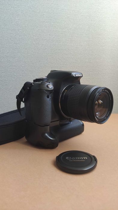 Duży zestaw Canon 600D obiektywy grip akumulatory