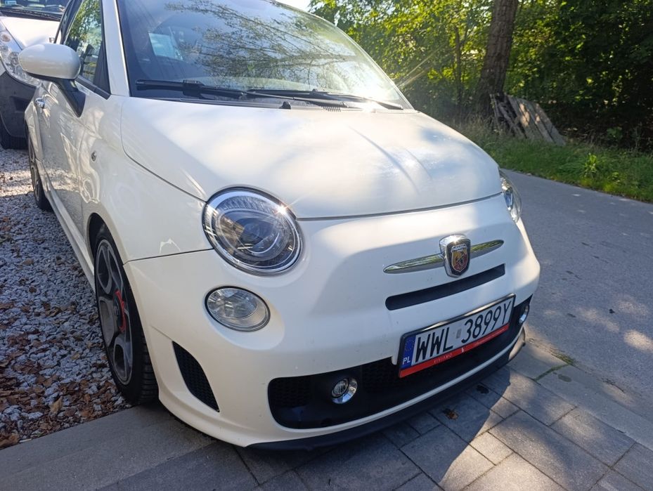 Abarth Fiat 500 1.4 Turbo 140KM 123tys.km BEZWYPADKOWY Piękny z Włoch