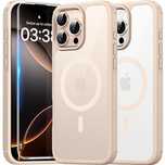 TAURI do iPhone 16 Pro Max Etui 6.9" z Szkło Hartowane Ochraniacz Ekra
