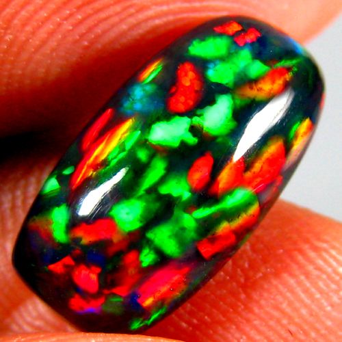 CZARNY OPAL 3D - certyfikat GIL - WIDEO - 2.09 ct.