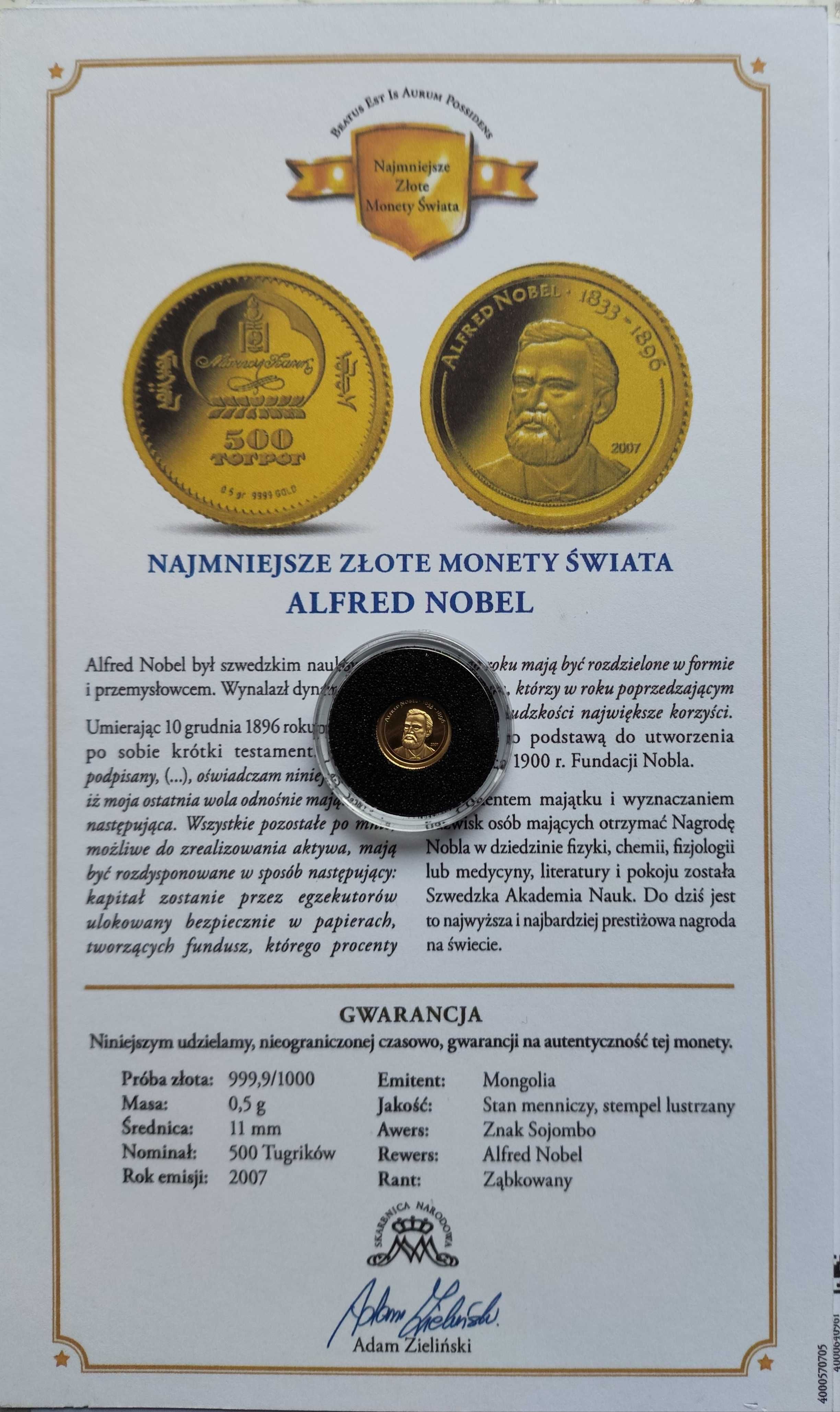 Najmniejsze...2007 - Alfred Nobel